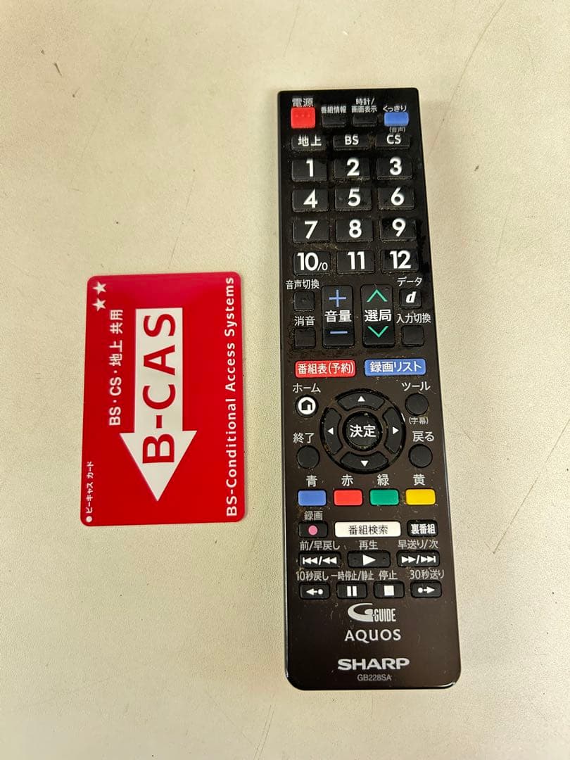 J632 SHARP 液晶カラーテレビ 32V型AQUOS 2018年　映像機器