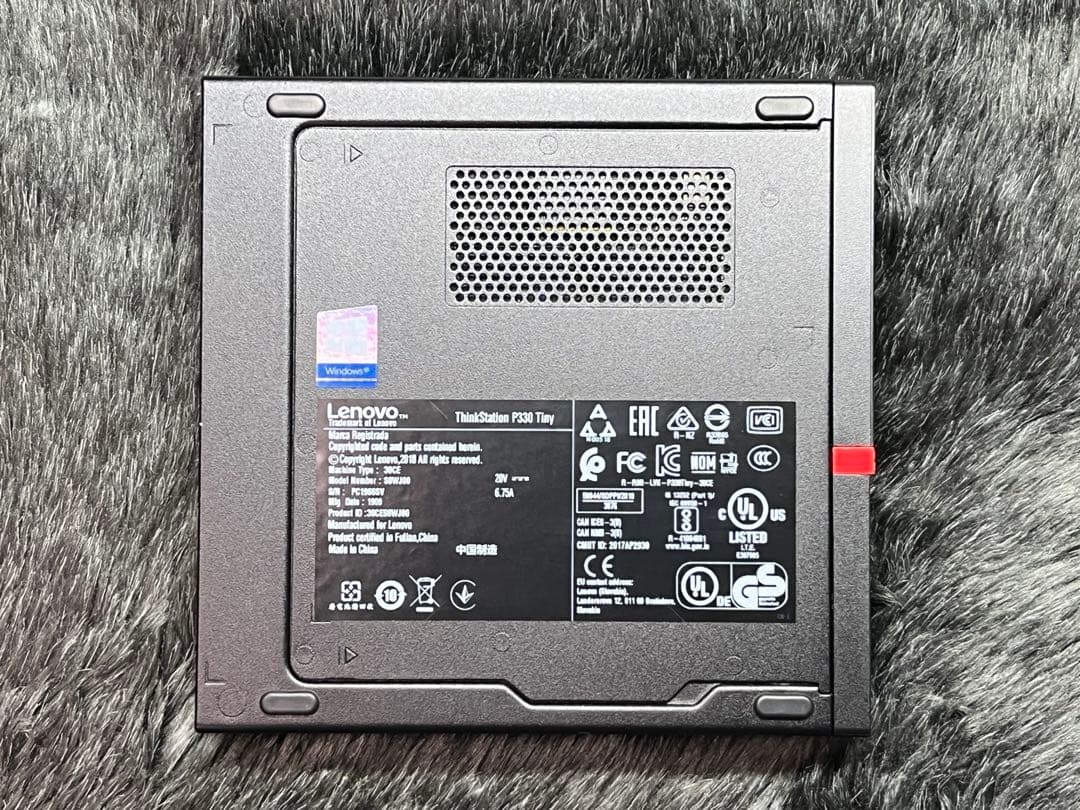 ミニPC Lenovo ThinkStation P330 Tiny i5 NVIDIA