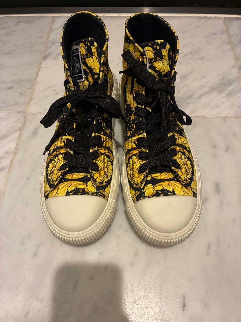 ヴェルサーチ バロッコ　ハイカットスニーカー　42 本日24時まで限定価格