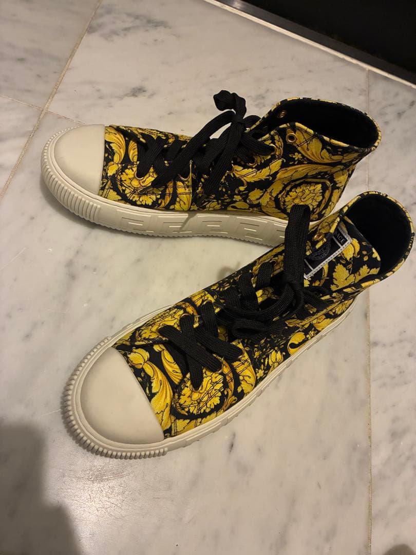 ヴェルサーチ バロッコ　ハイカットスニーカー　42 本日24時まで限定価格