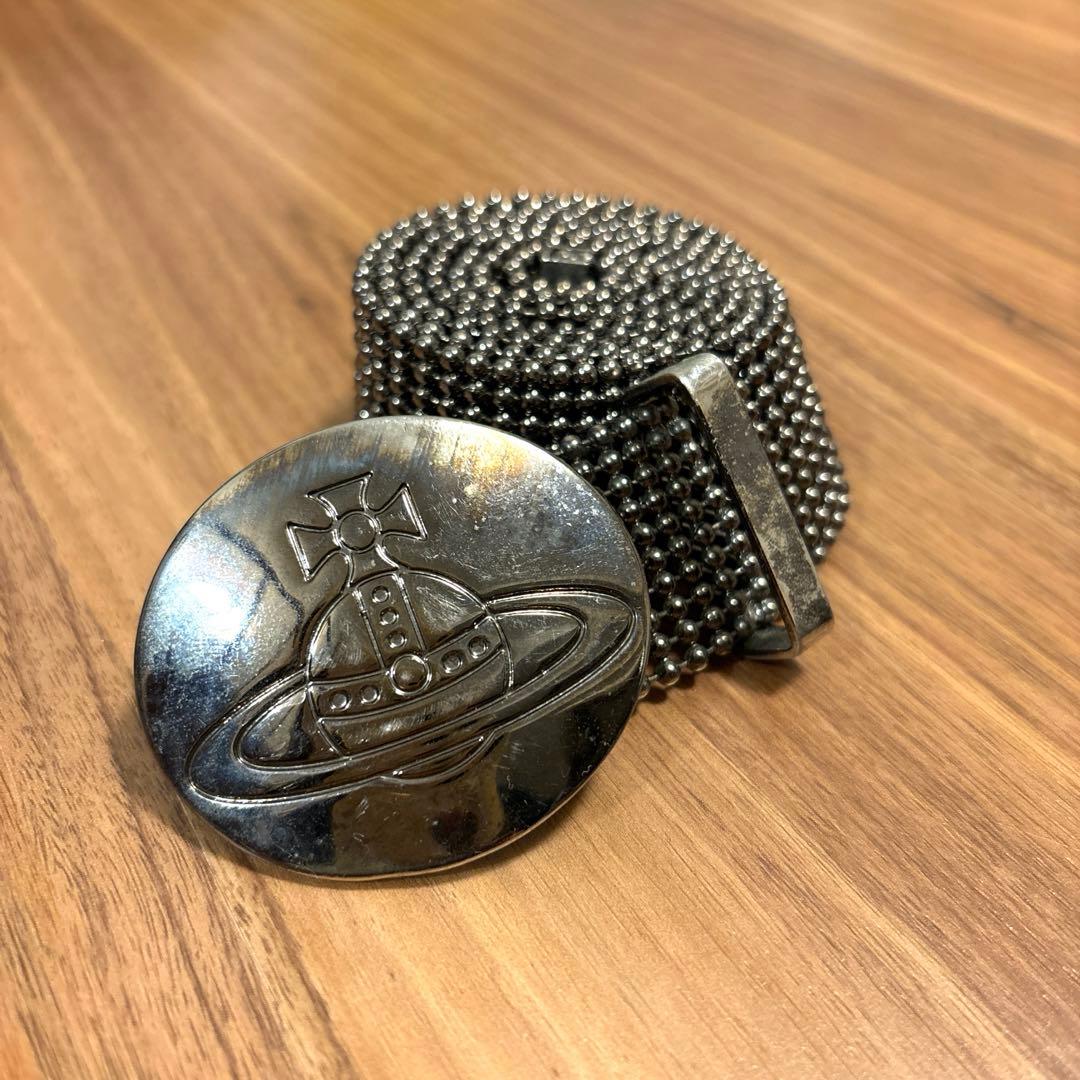 Vivienne westwood シルバーベルト　ボールチェーン 希少品