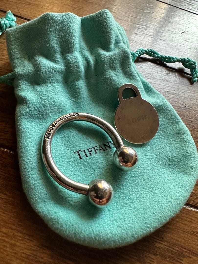 TIFFANY × SOPHNET. ラウンドタグ キーリング