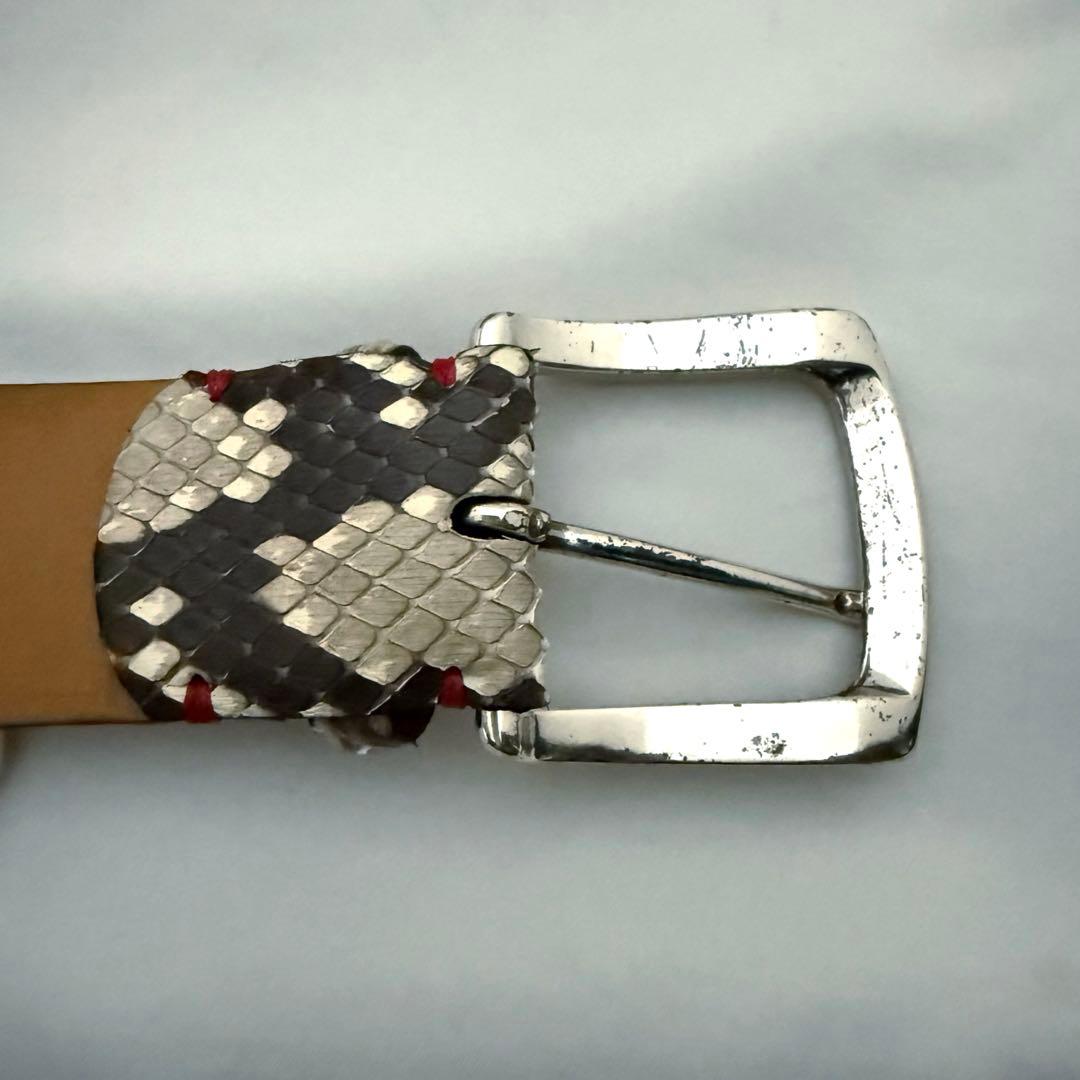 Fausto Colato パイソンベルト Python belt 蛇革
