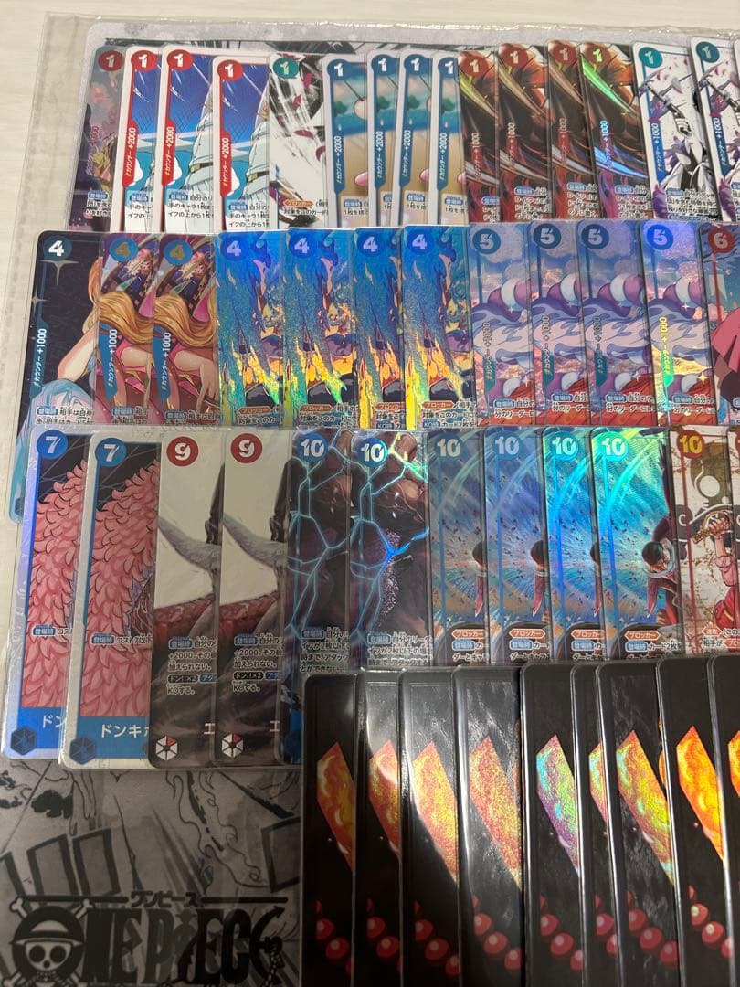 ワンピースカード　引退品　赤青エース　デッキパーツ