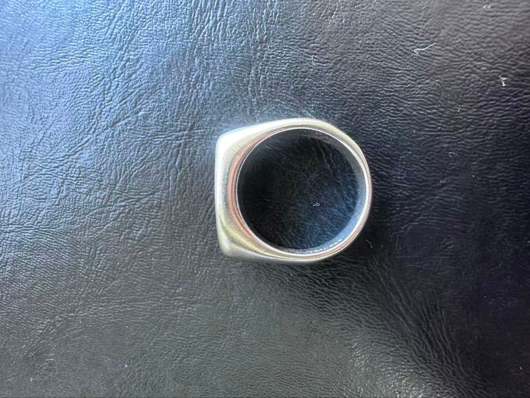 TEN（テン）オーバル シグネット シルバーリング（SV925）9号