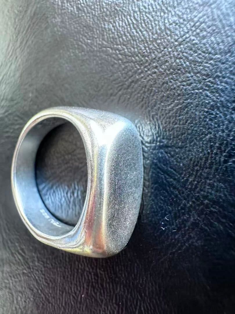 TEN（テン）オーバル シグネット シルバーリング（SV925）9号