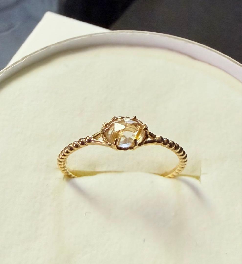 【NOIR DE POUPEE】K10 Lucia ルチルクォーツ リング