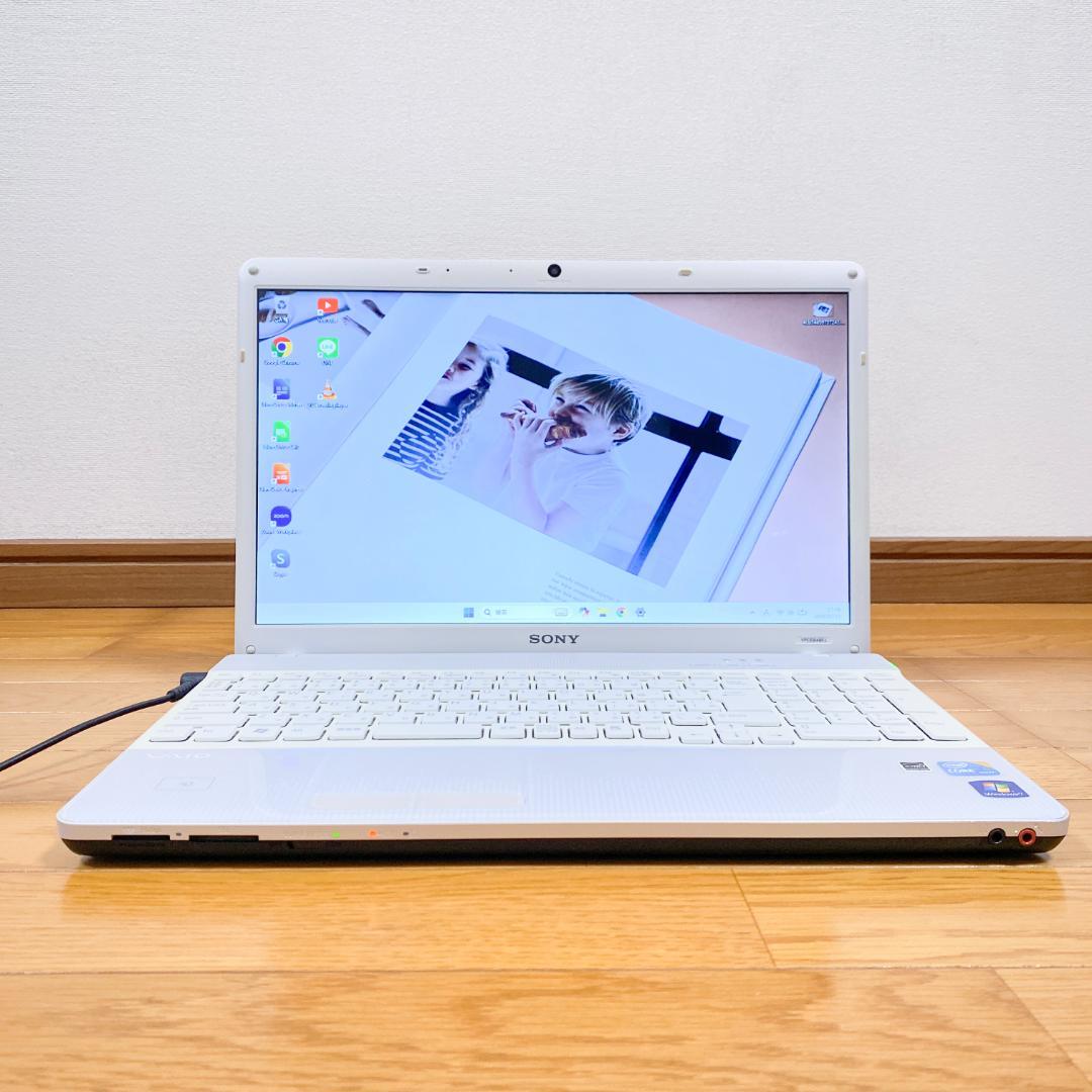 1台限定！VAIOノートパソコン✨SSD240 i3 最新Win11 カメラ付