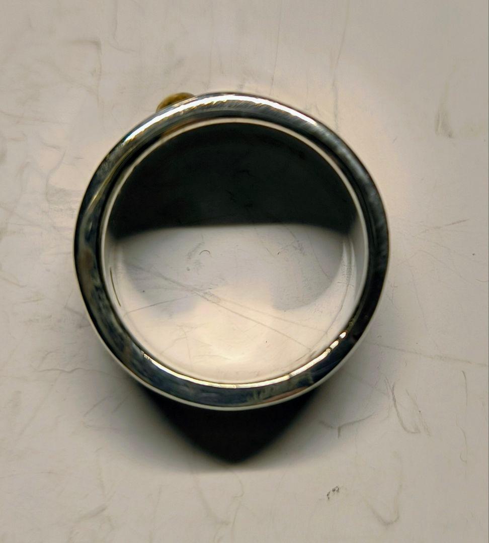 現品限り　太陽モチーフ シルバーリング 14.5号 A8