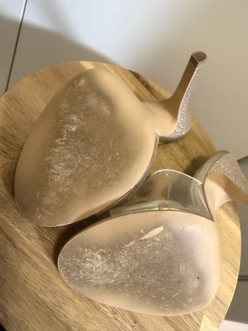 DIANA クリア ハイヒール　jbbf 競技用　ゴールド