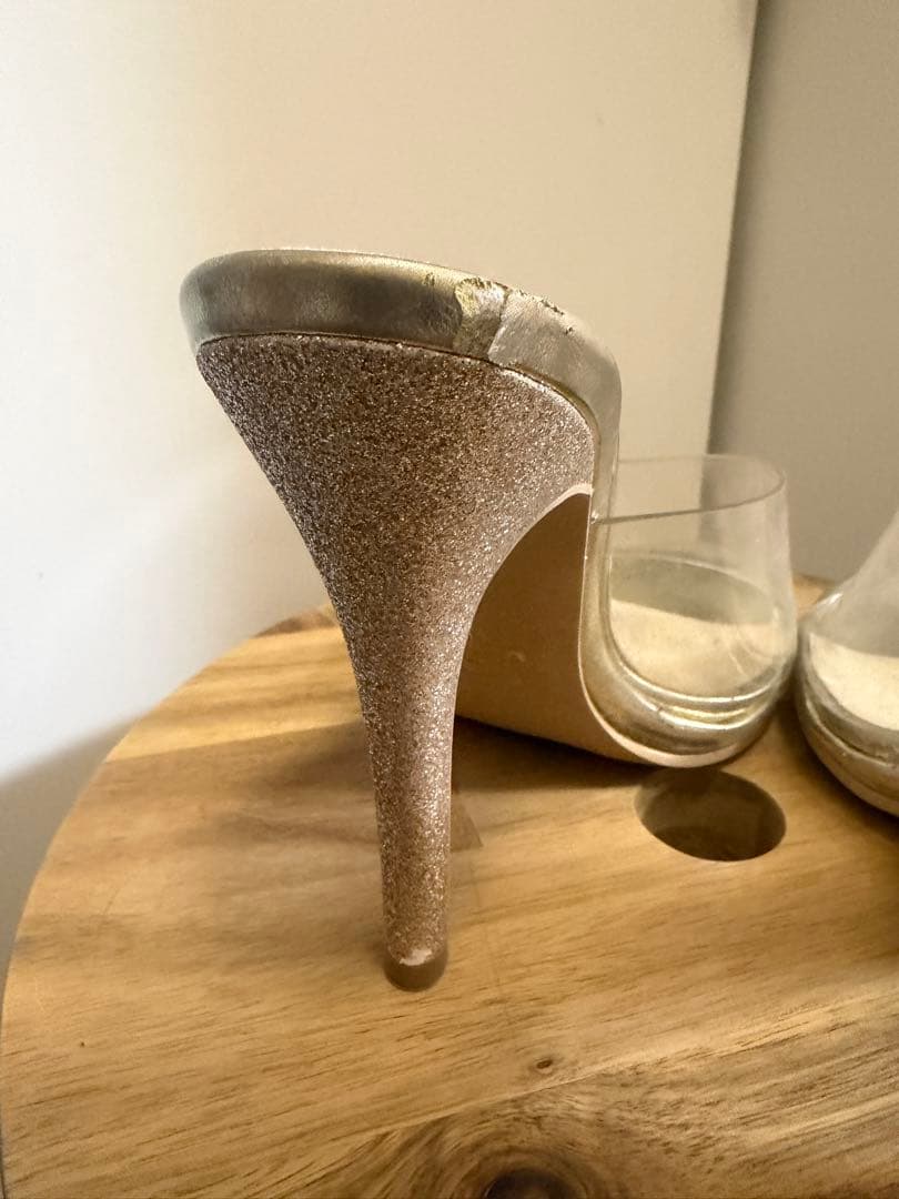 DIANA クリア ハイヒール　jbbf 競技用　ゴールド