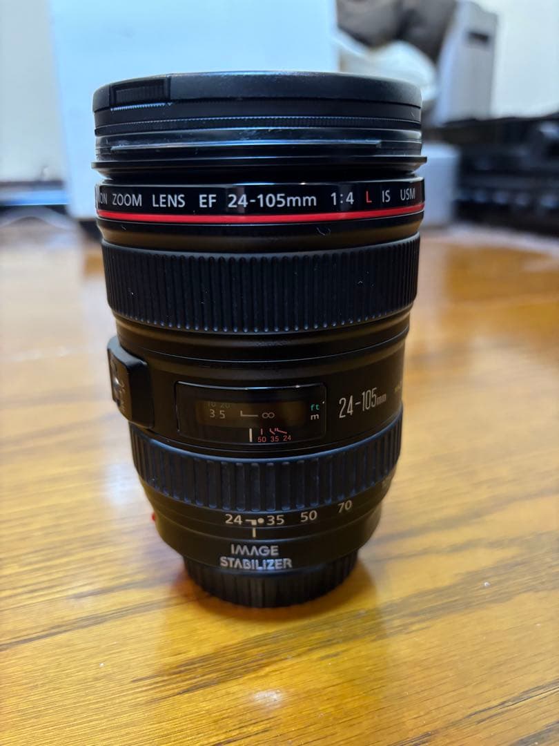 キャノン EF 24-105mm F4 L IS USM レンズフィルター付き