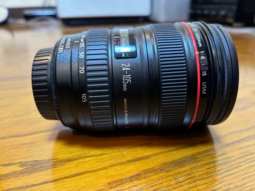 キャノン EF 24-105mm F4 L IS USM レンズフィルター付き