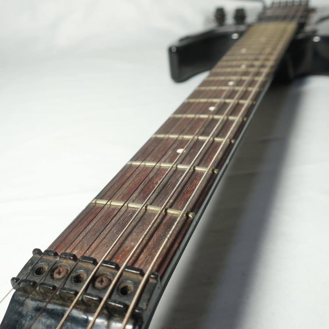 FERNANDES ギター オールブラック仕様 ボディクラッシャーブリッジ搭載
