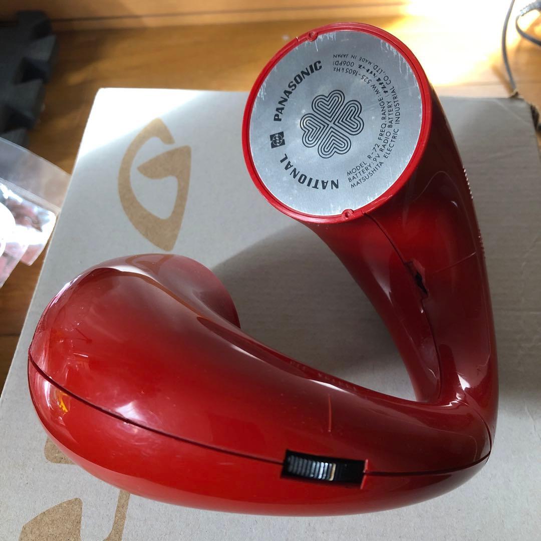 ナショナルラジオ。ジャンク品。