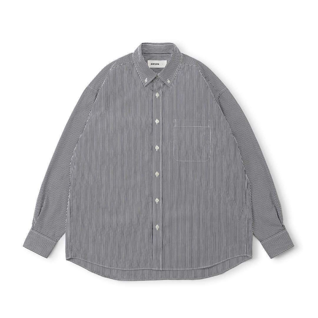 トップス everyone stripe button down sh