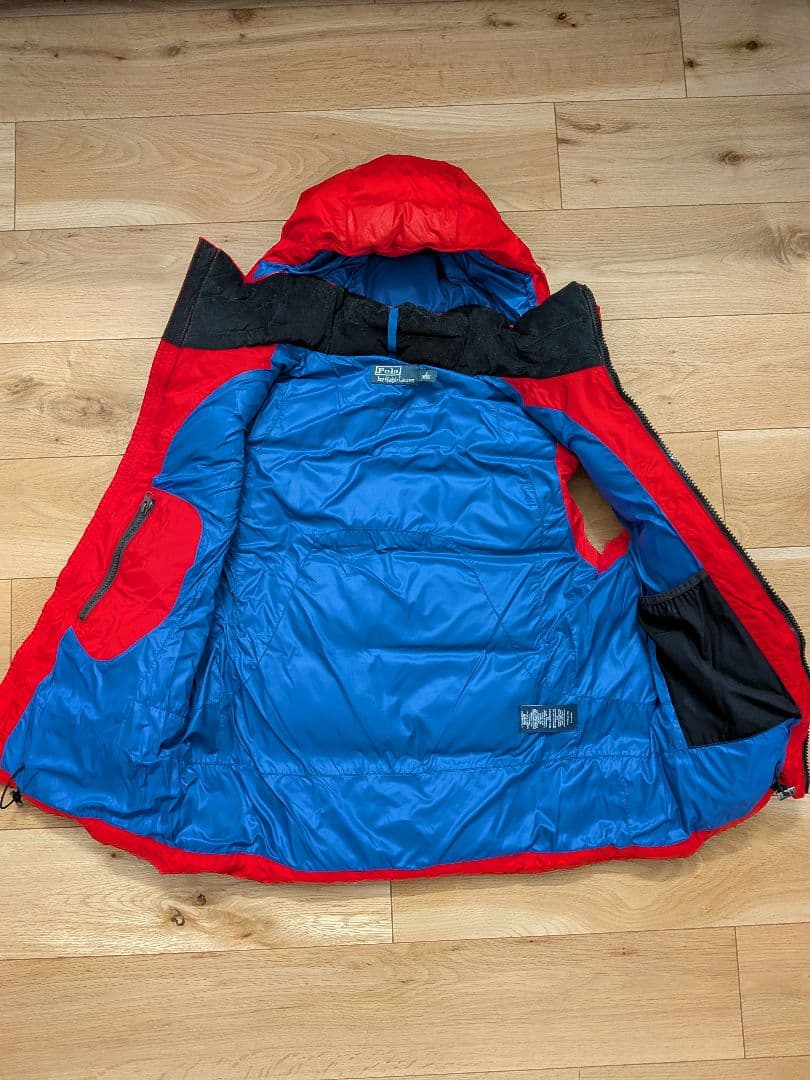 ラルフローレン ビッグポニー 赤 ダウンベスト