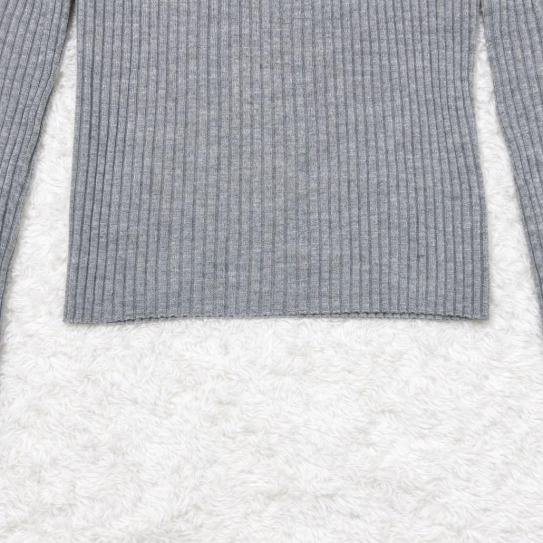 ✨極美品✨L’Appartement 定番リブニット グレー 美シルエット