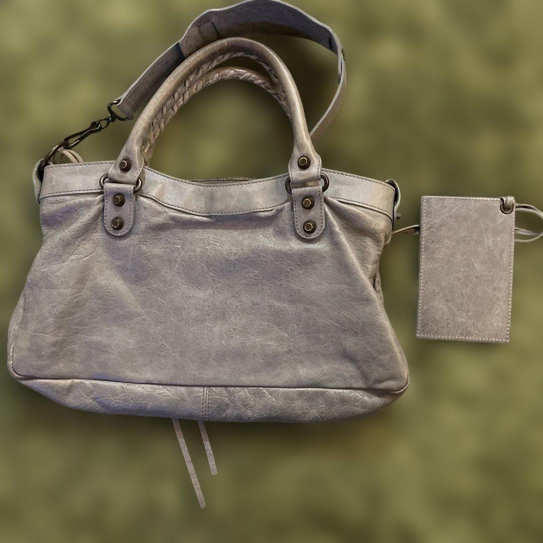 Balenciaga グレー ハンドバッグ