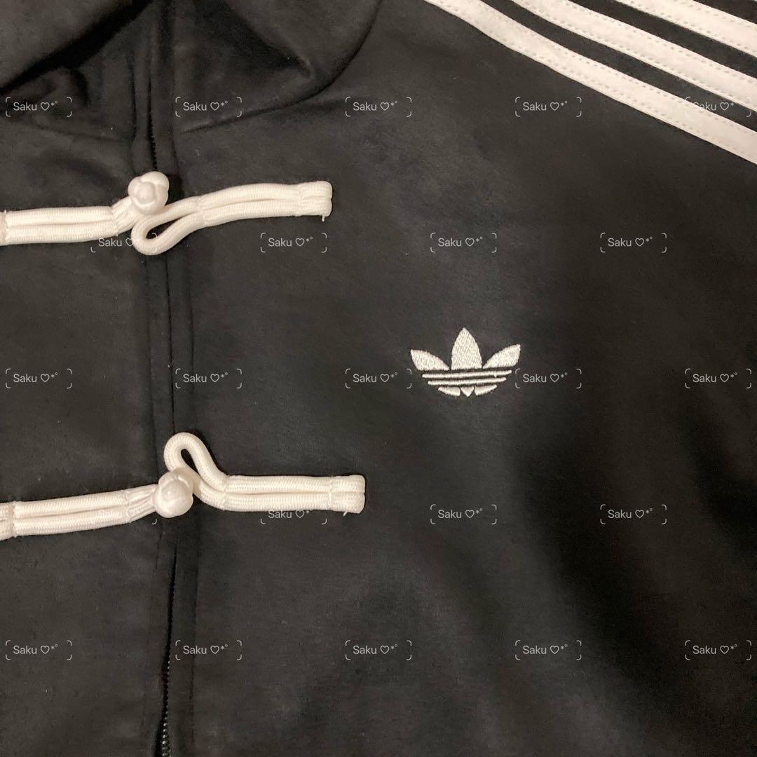 adidas アディダス 中国限定 巳年チャイナトラックジャケット ブラックXL