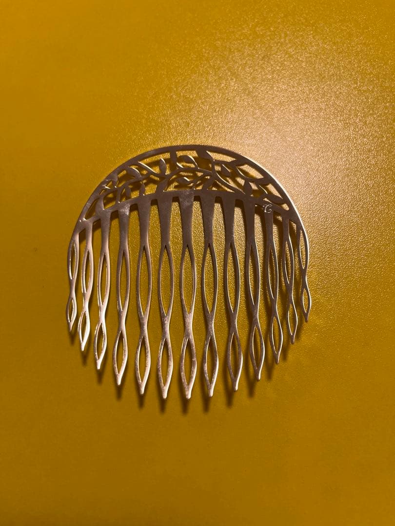 Complex Bizコンプレックスビズ ボタニカルステンレスコーム金ゴールド