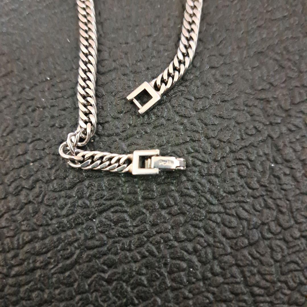 プラチナ喜平　pt-inネックレス　ダブル6面