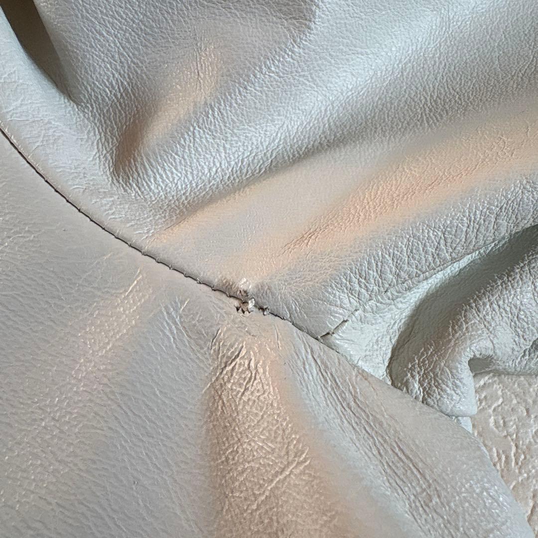 f*a様 vintage TORNADO MART 本革　ホワイト　ロングレザー