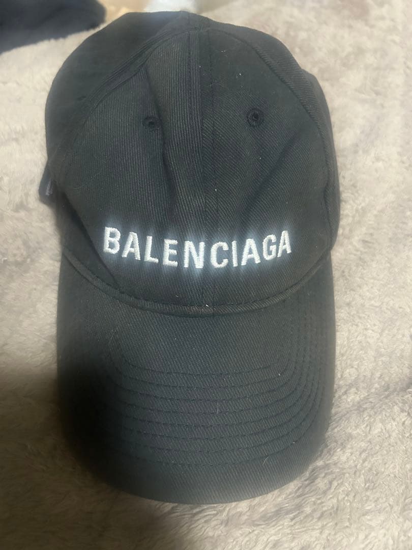 BALENCIAGA ブラック キャップ フリーサイズ