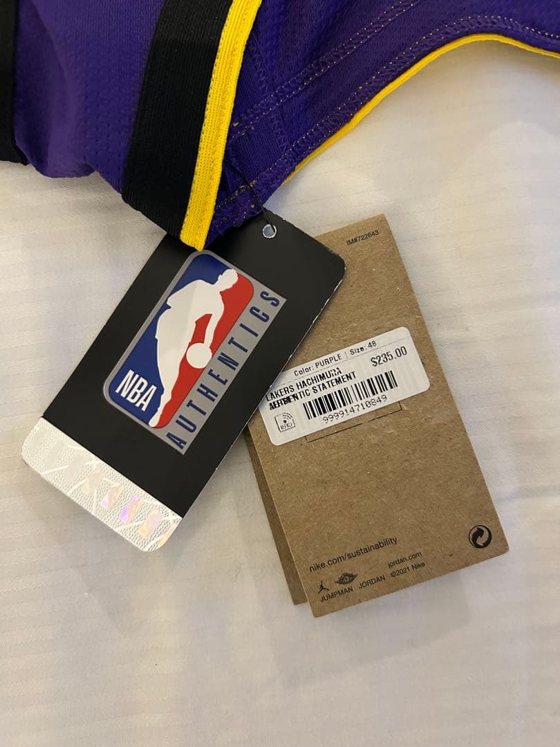 八村塁 28番 オーセンティックジャージ