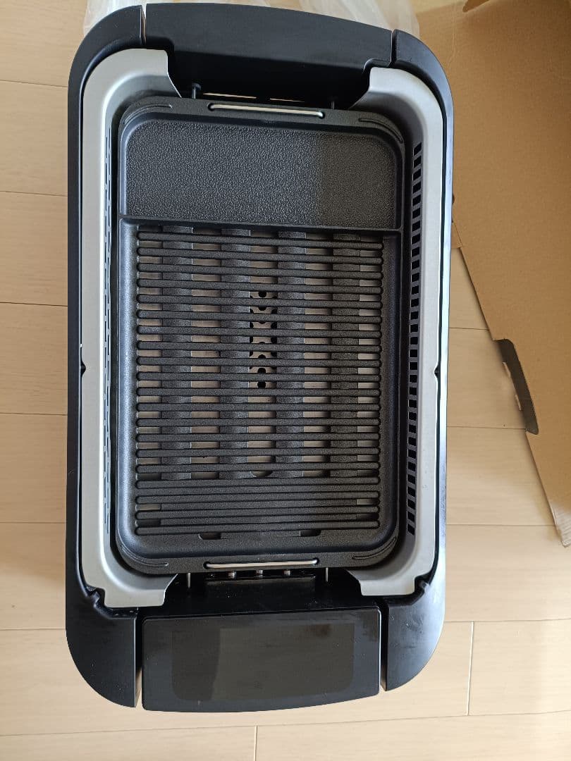 山善　煙の少ない焼肉グリル、煙９４％削減　YGMC-FX130(B)