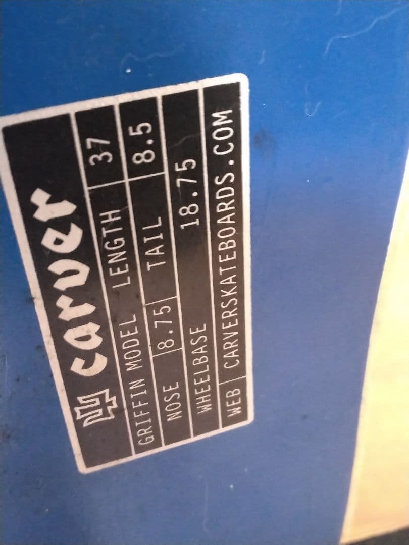 Carver スケートボード 青