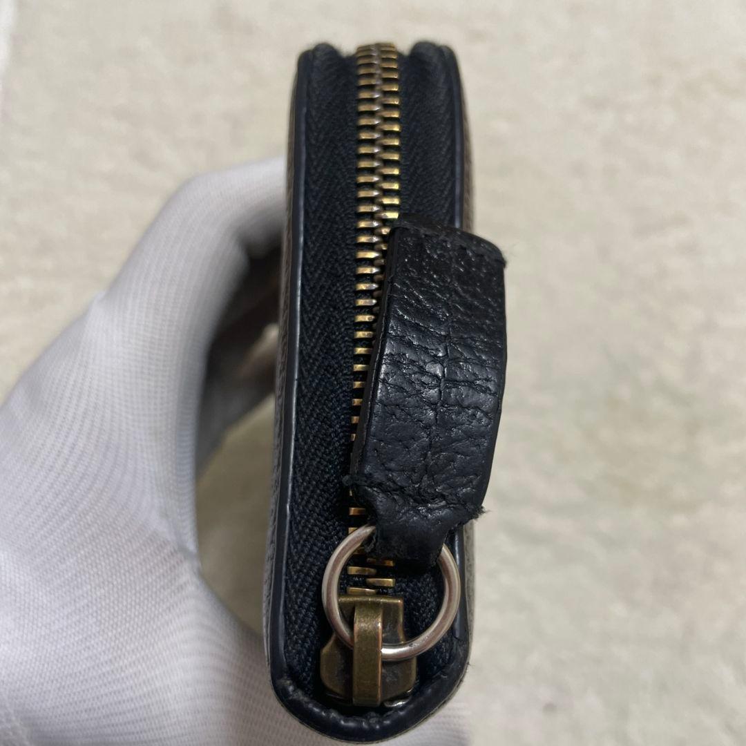 GUCCI　グッチ　ラウンドファスナー　アニマリエ　ブラック