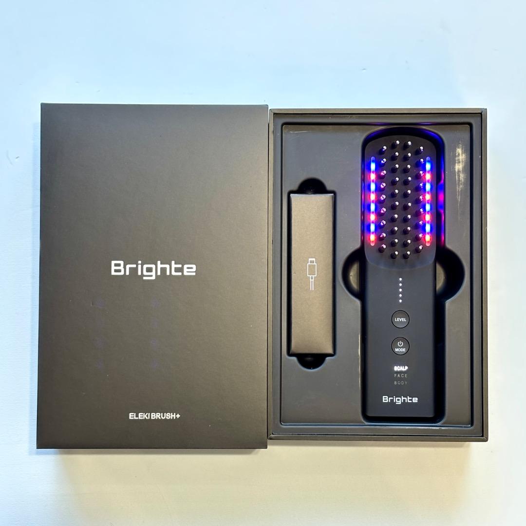 新型 Brighte ELEKI BRUSH＋（エレキブラシプラス）美顔器