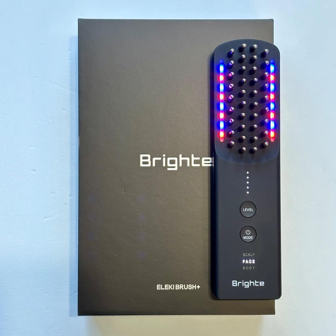 新型 Brighte ELEKI BRUSH＋（エレキブラシプラス）美顔器