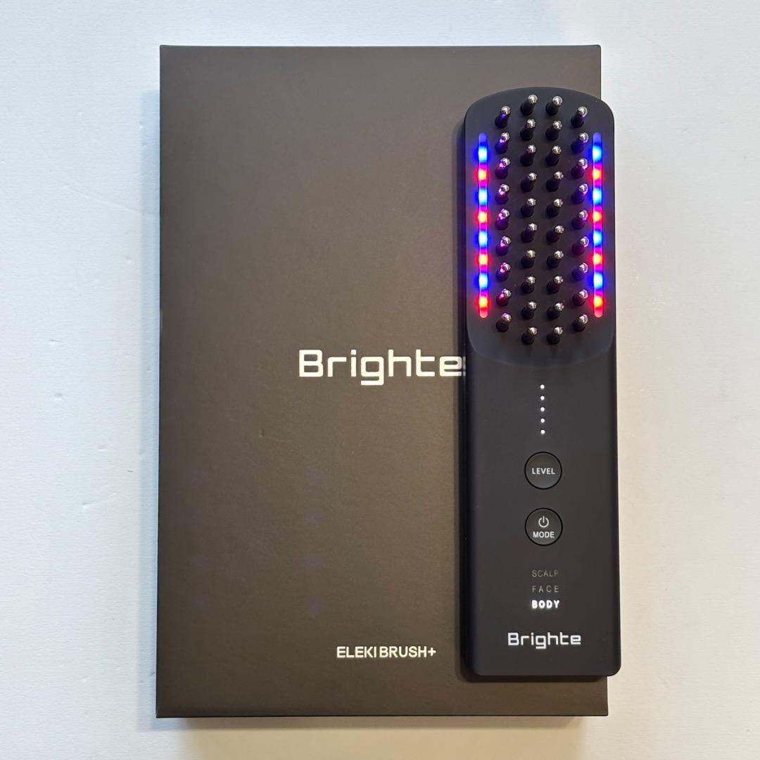 新型 Brighte ELEKI BRUSH＋（エレキブラシプラス）美顔器