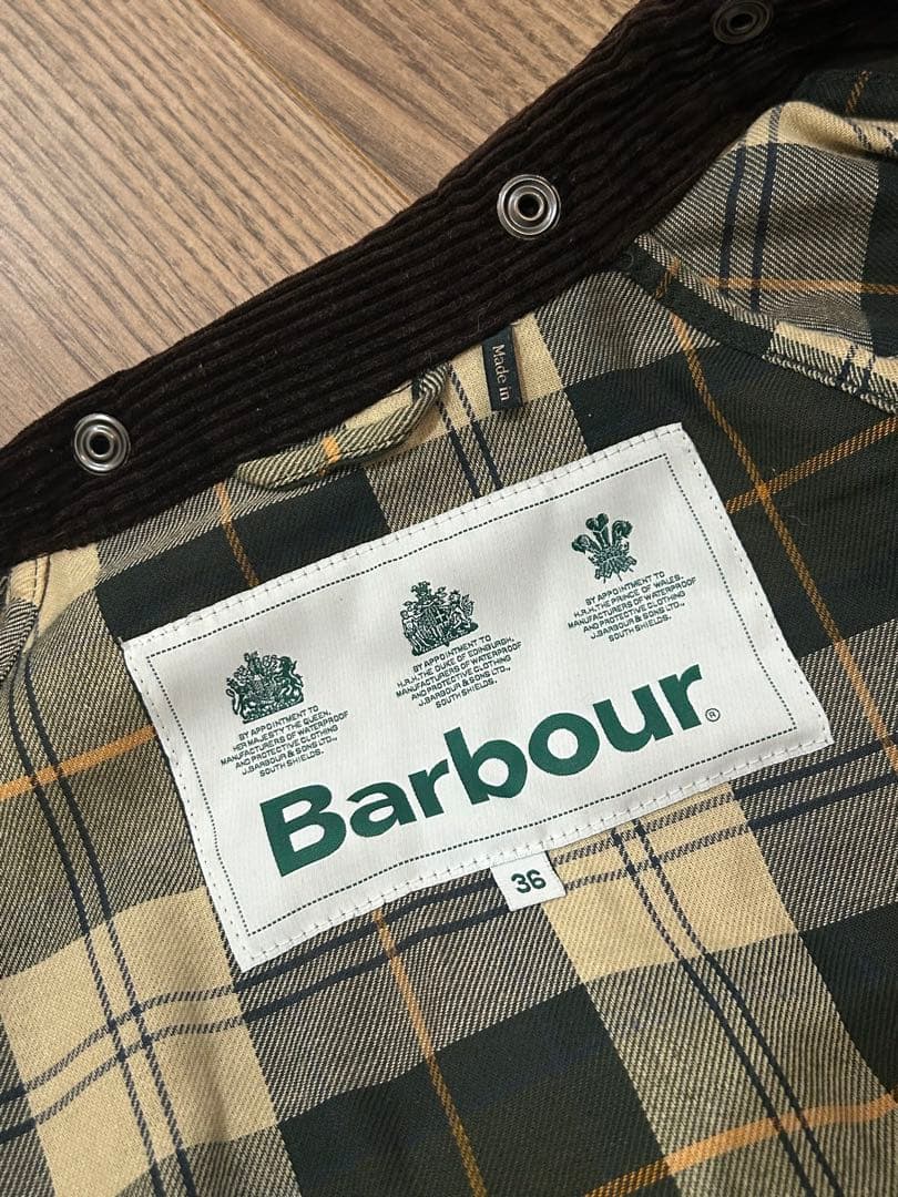 Barbour バーレー OS Wax Burghley MWX1674SG91