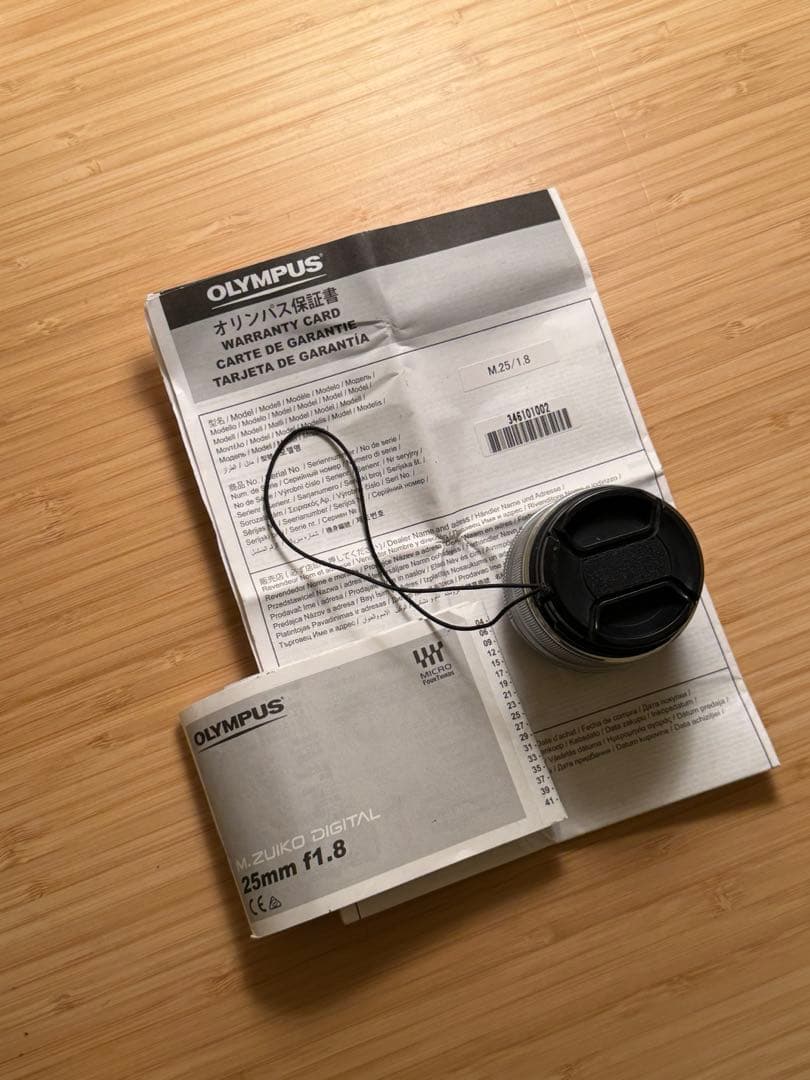 レンズ(単焦点) OLYMPUS M.ZUIKO DIGITAL 25mm F1.8 SLV