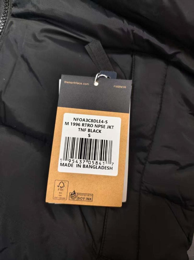 THE NORTH FACE ブラックダウンジャケット サイズS