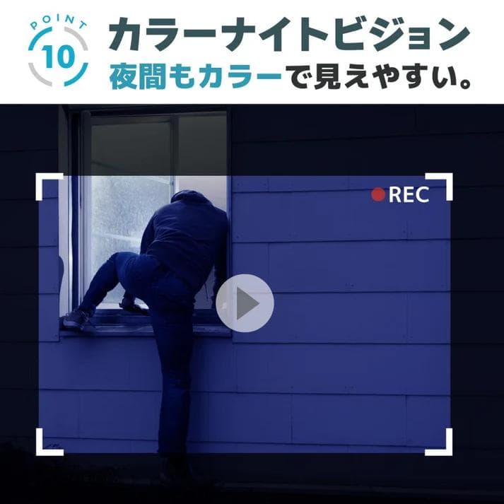 ソーラーパネル一体型 防犯カメラ高画質120°視野 防水防塵 通話可