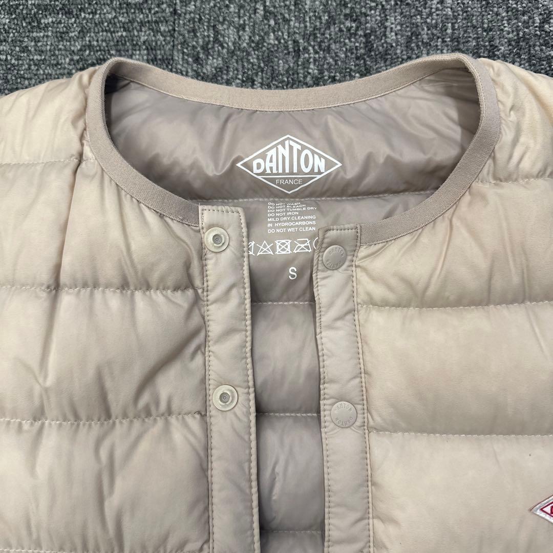 DANTON クルーネックインナーダウンジャケット