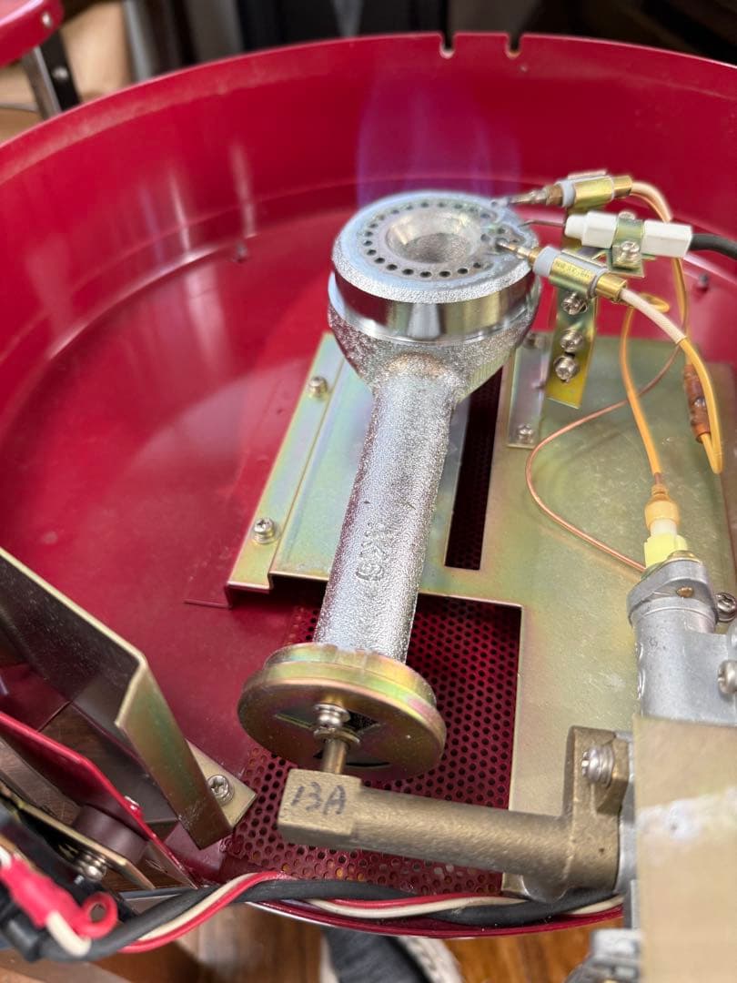 ニューラジアントAK8 ガスストーブ 都市ガス用　実働品　最終型　青木能率研究所