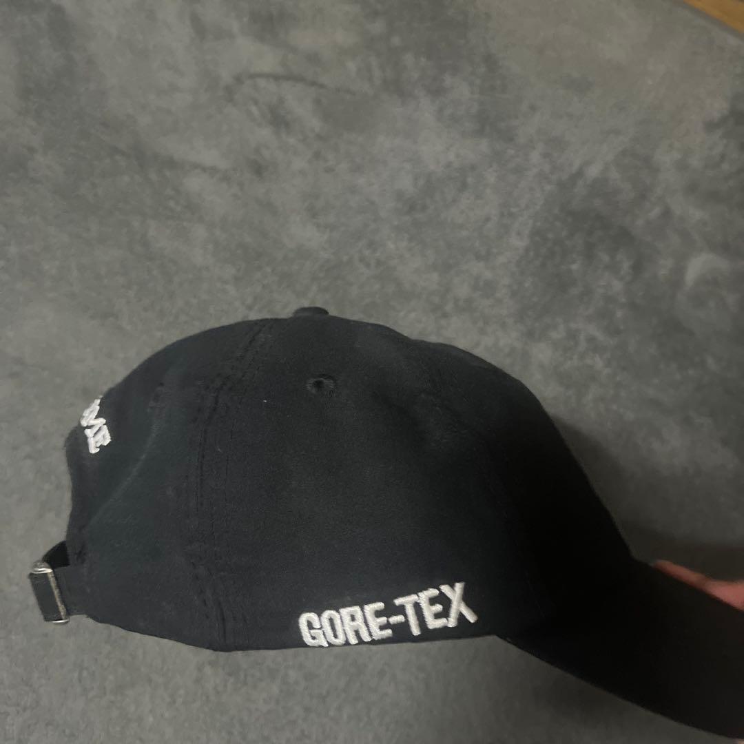 SUPREME GORE-TEX Sロゴ 黒キャップ