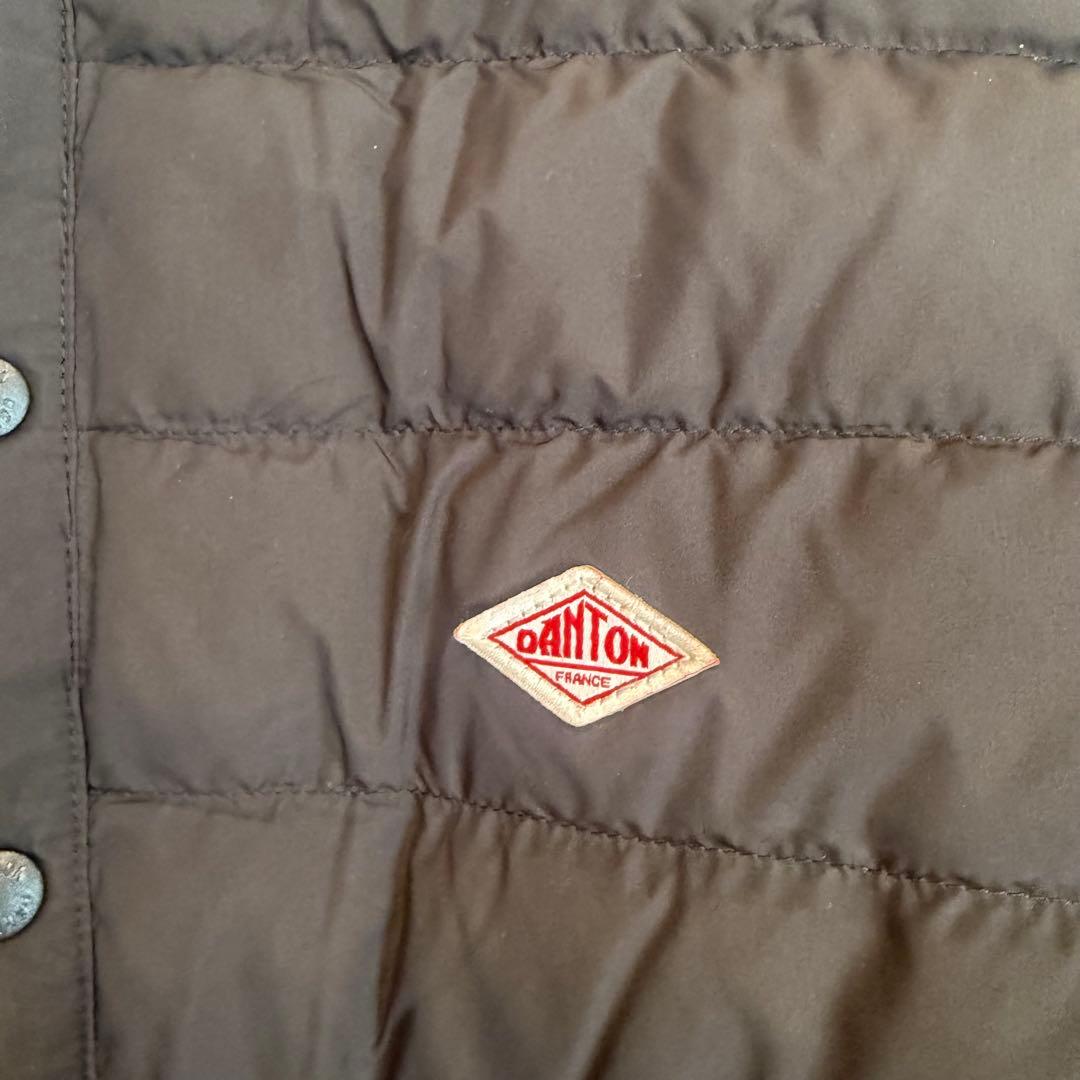 【新品未使用】DANTON ダントンインナーダウンジャケット ブラック Mサイズ