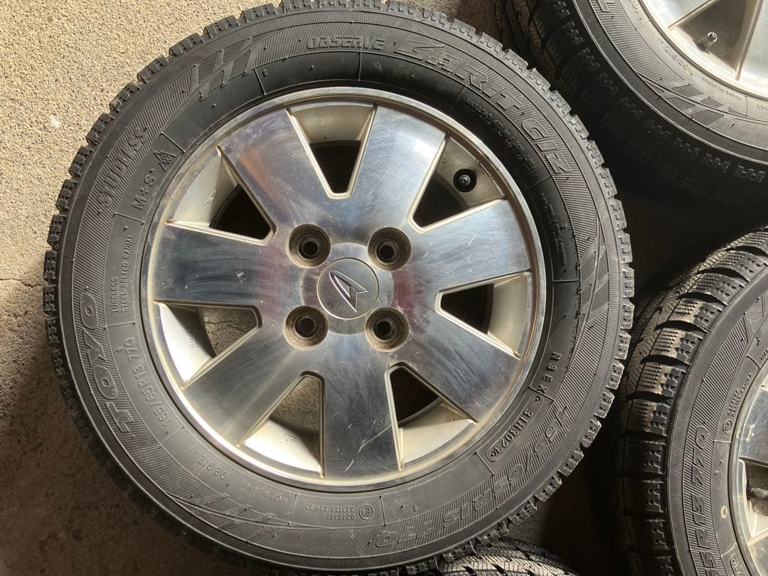 ダイハツ　アトレー純正13インチ ホイールセット スタッドレスタイヤ 4本セット