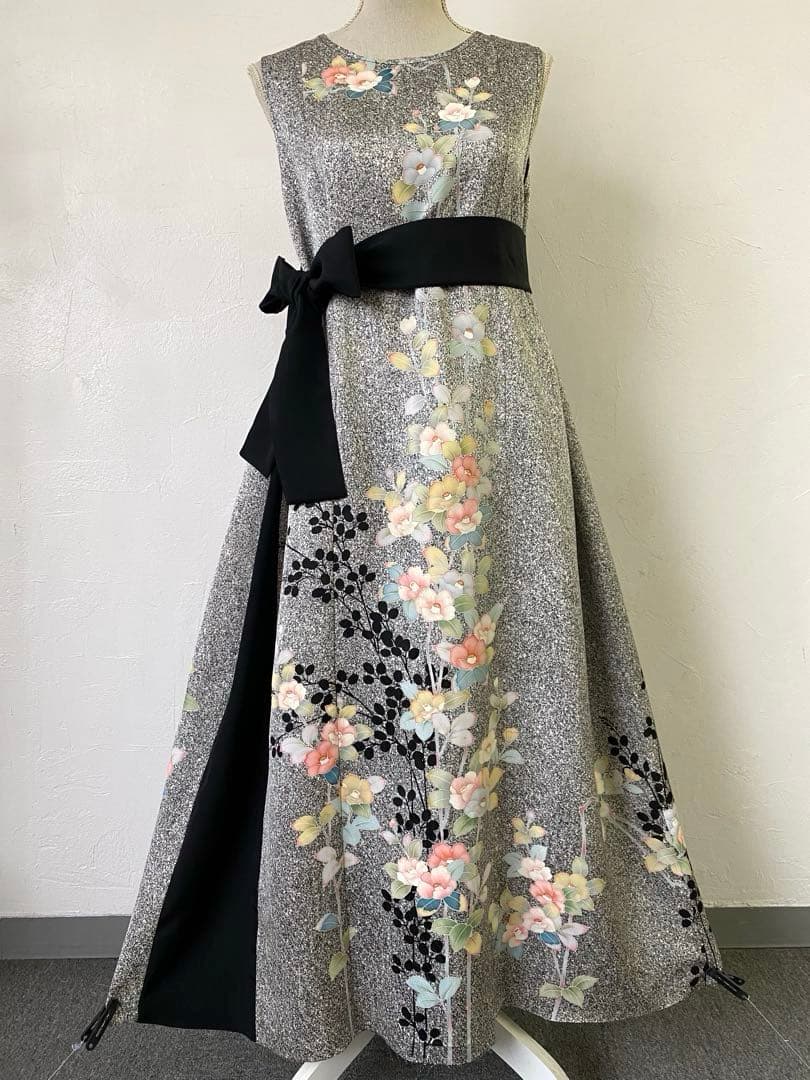 着物　リメイク　ドレス　ワンピース