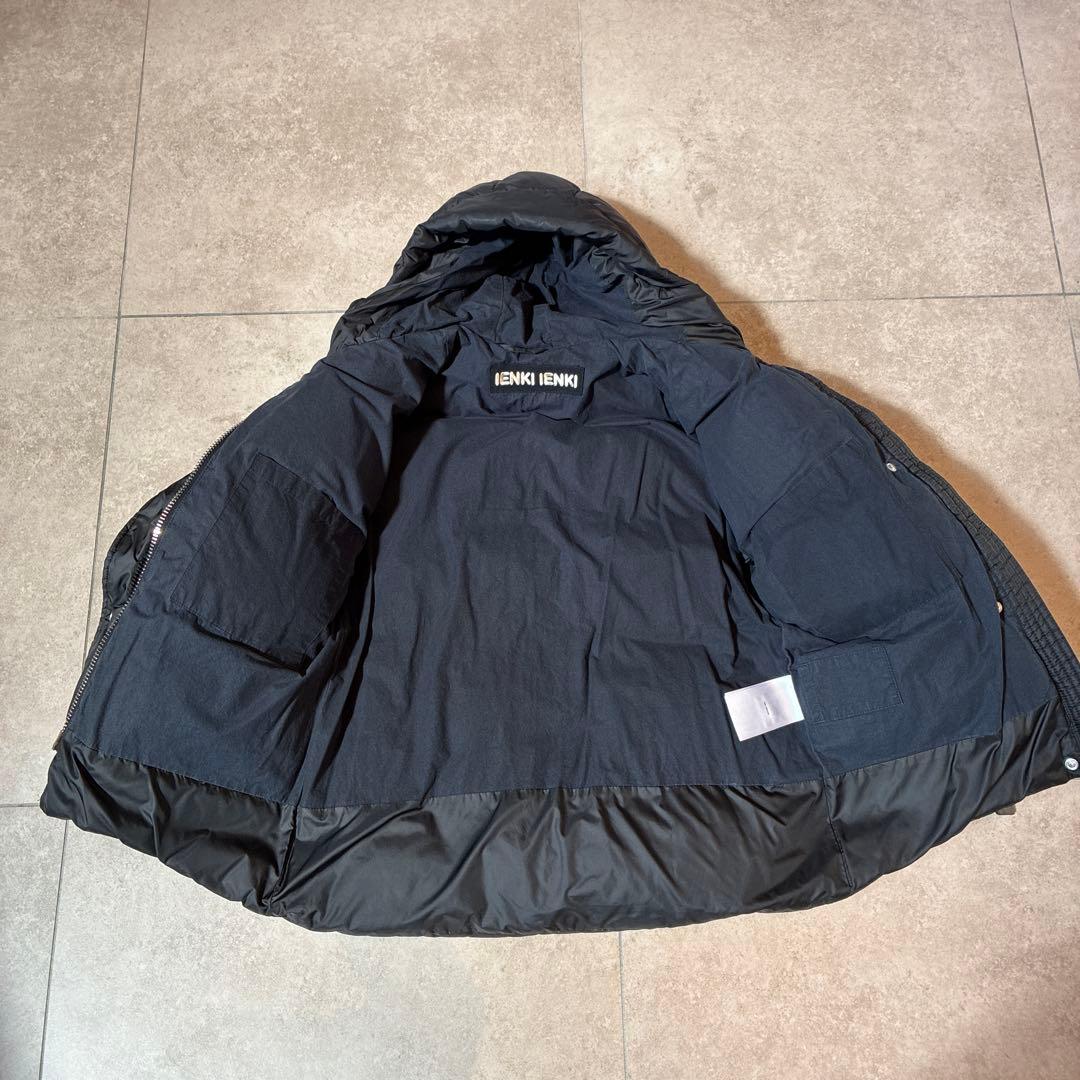 お*く様 【期間限定値下】IENKI IENKI ブラック ダウンジャケット フ