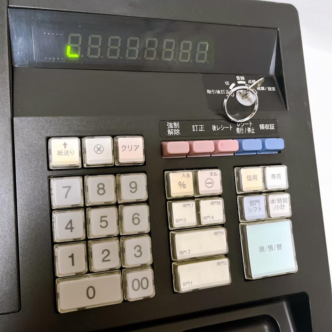 SHARP XE-A147 シャープ 電子 レジスター ロール紙 鍵
