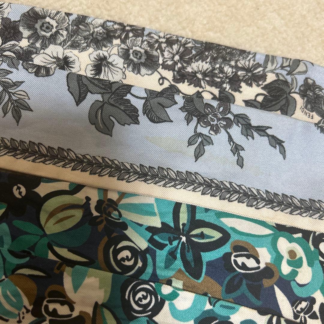 【FENDI】フェンディ　シルク　ラッピー　3本セット