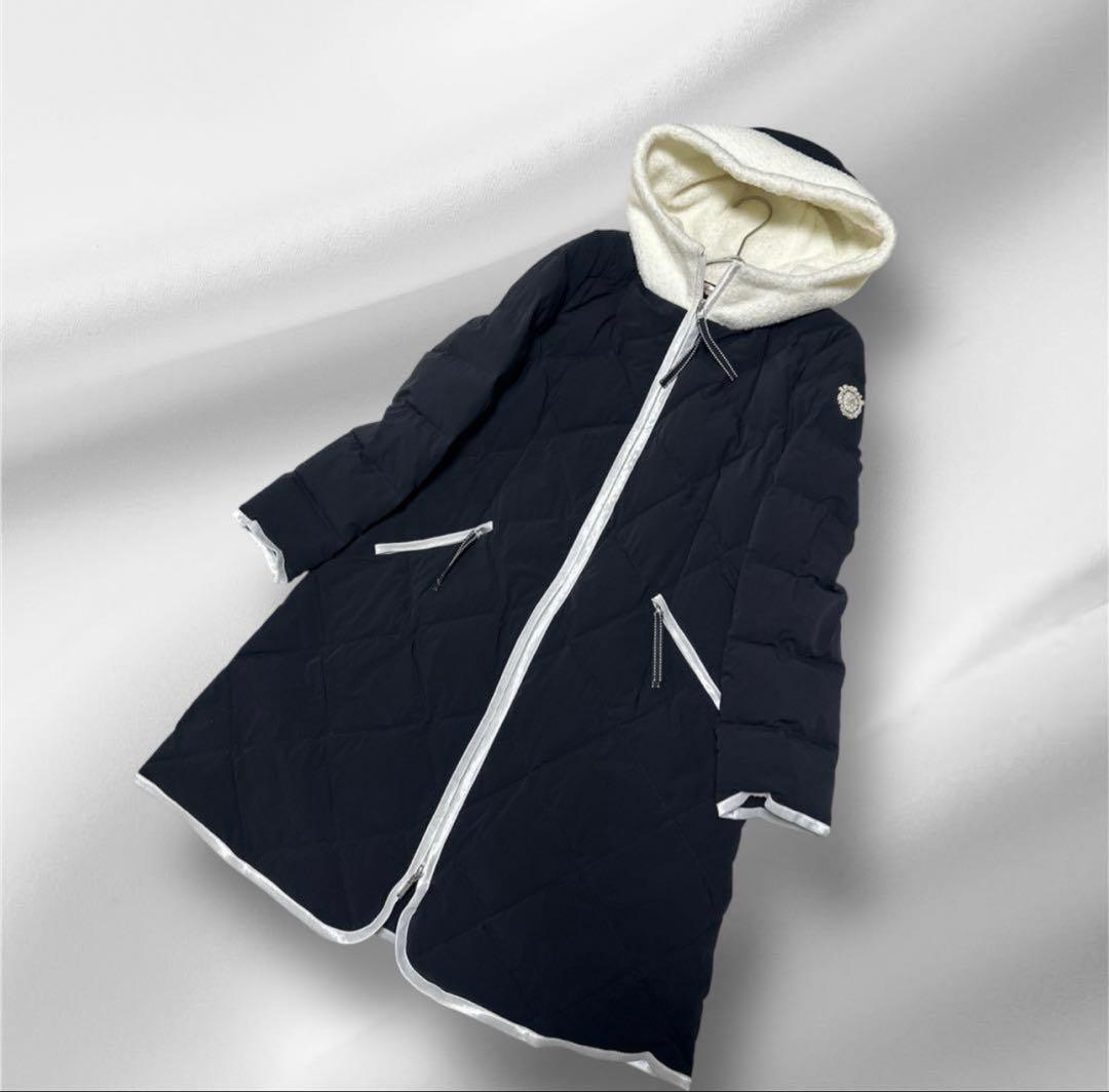 Super Beauty Ohra Beau/カメリアパールビジューダウンコート