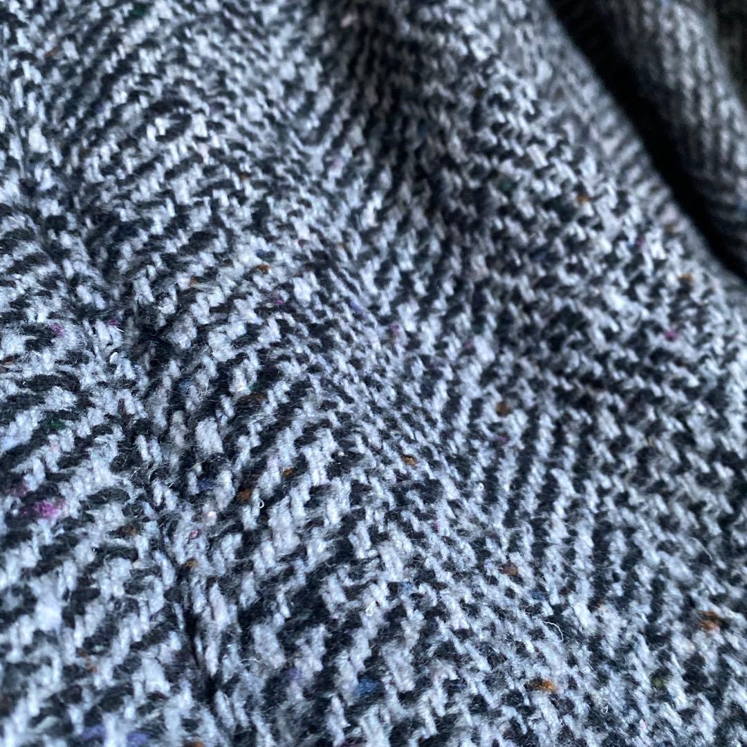 80s90s USA製 MICHAEL MORGAN ネップツウィードブルゾン